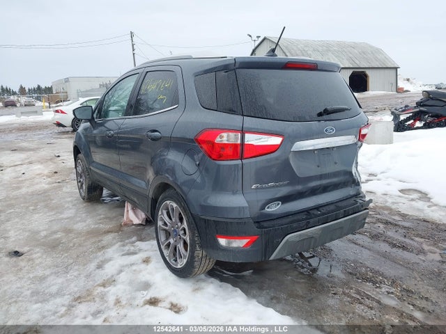 2021 Ford Ecosport Titanium მანქანა იყიდება აუქციონზე, vin: MAJ6S3KL4MC429813, აუქციონის ნომერი: 12542641