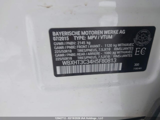 WBXHT3C34H5F80813 BMW X1 Xdrive28i