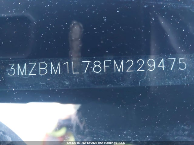 3MZBM1L78FM229475 Mazda 3 TOURING