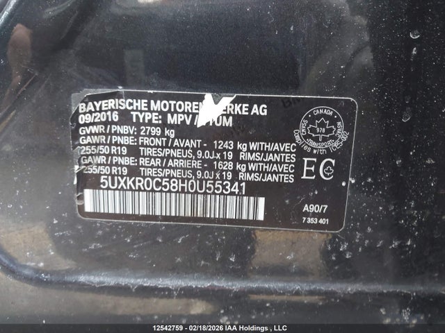 5UXKR0C58H0U55341 BMW X5 Xdrive35i