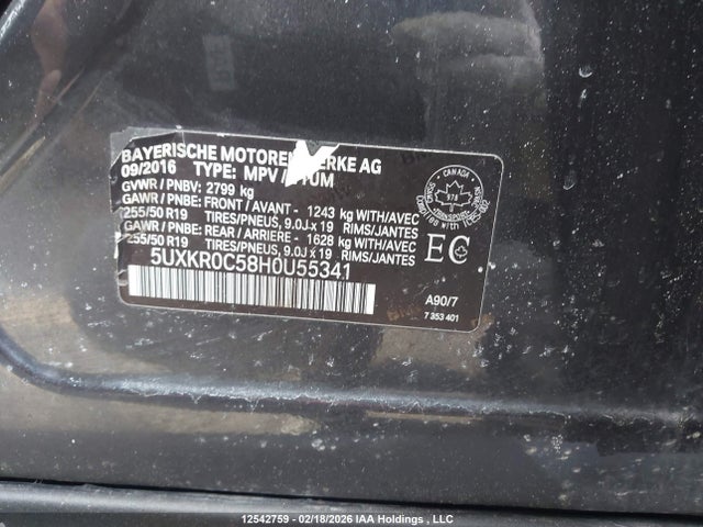 5UXKR0C58H0U55341 BMW X5 Xdrive35i