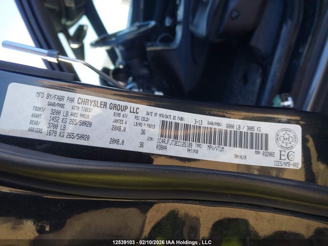 Jeep Grand Cherokee Summit 2014 1C4RJFJT3EC125189 Image 19