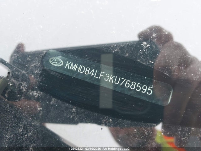 KMHD84LF3KU768595 Hyundai Elantra