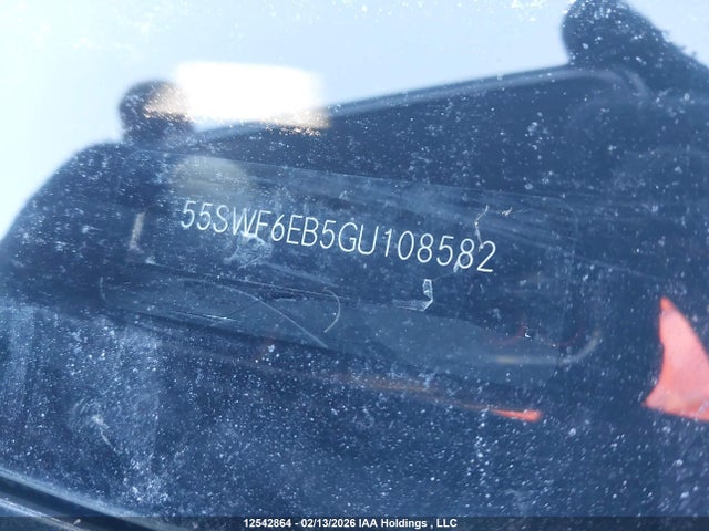 12542864 :رقم المزاد ، 55SWF6EB5GU108582 vin ، 2016 Mercedes-benz C-class مزاد بيع