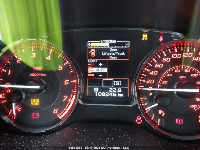JF1VA2P69H9815092 Subaru Wrx Sti Sti