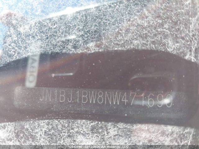 JN1BJ1BW8NW471690 Nissan Qashqai Sl/sv