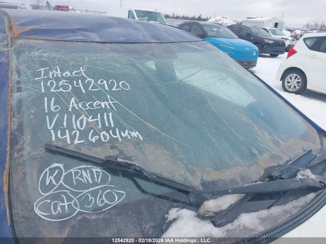 KMHCT4AE4GU110411 Hyundai ACCENT SE