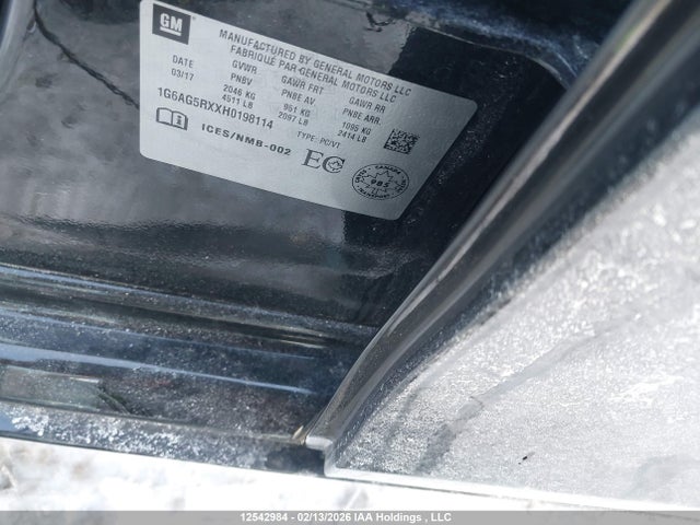 1G6AG5RXXH0198114 Cadillac ATS