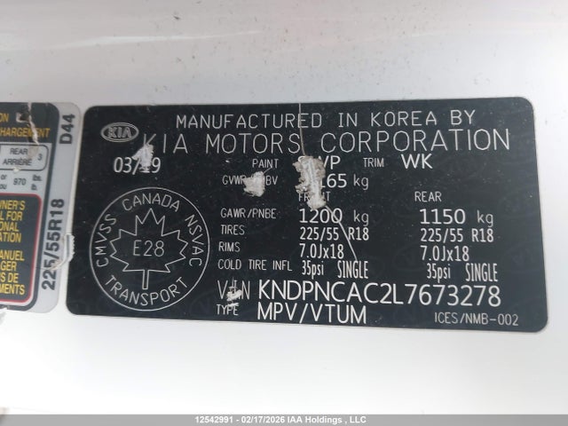 KIA Sportage Ex 2020 KNDPNCAC2L7673278 Image 9