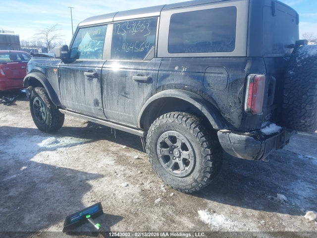 2021 Ford Bronco Badlands მანქანა იყიდება აუქციონზე, vin: 1FMEE5DP7MLA64564, აუქციონის ნომერი: 12543003