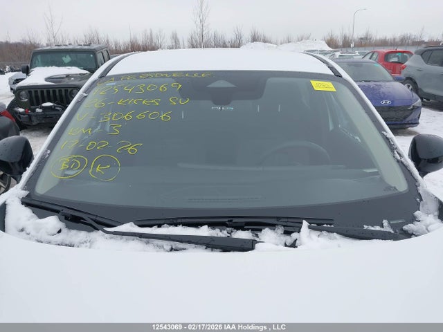 Продажа на аукционе авто 2026 Nissan Kicks Sv, vin: 3N8AP6CB3TL306606, номер лота: 12543069