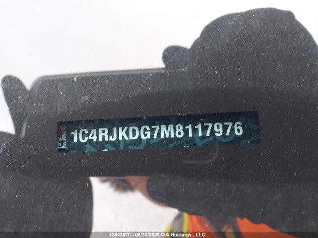 Aukcja sprzedaży 2021 Jeep Grand Cherokee L Overland, vin: 1C4RJKDG7M8117976, numer aukcji: 12543070