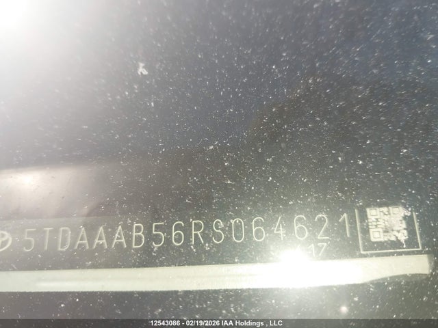 Aukcja sprzedaży 2024 Toyota Grand Highlander Xle, vin: 5TDAAAB56RS064621, numer aukcji: 12543086