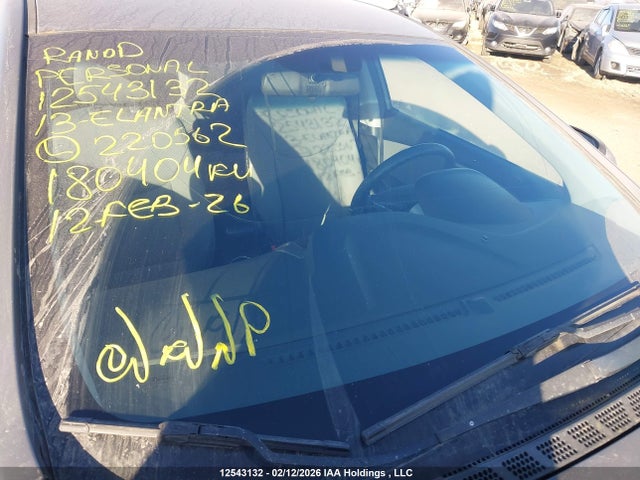 Продаж на аукціоні авто 2013 Hyundai Elantra Gls/limited, vin: 5NPDH4AE5DH220562, номер лоту: 12543132