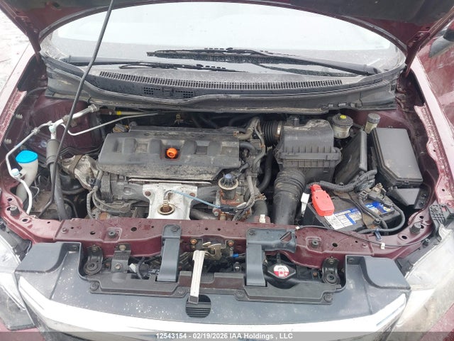 12543154 :رقم المزاد ، 2HGFB2E46CH019343 vin ، 2012 Honda Civic Lx مزاد بيع