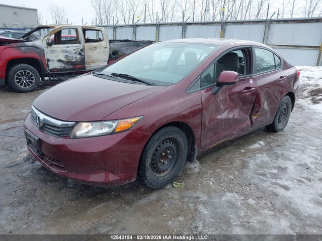 12543154 :رقم المزاد ، 2HGFB2E46CH019343 vin ، 2012 Honda Civic Lx مزاد بيع