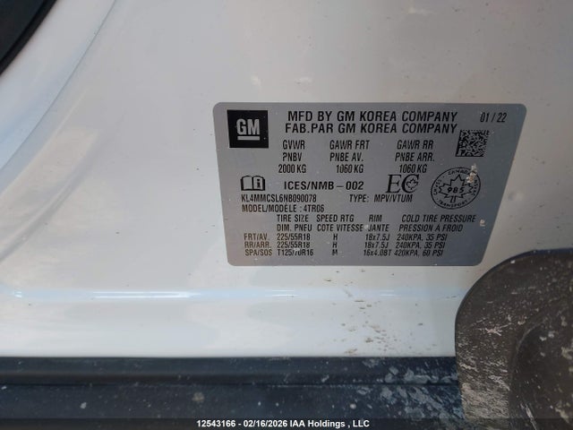 Продажа на аукционе авто 2022 Buick Encore Gx Awd Preferred, vin: KL4MMCSL6NB090078, номер лота: 12543166