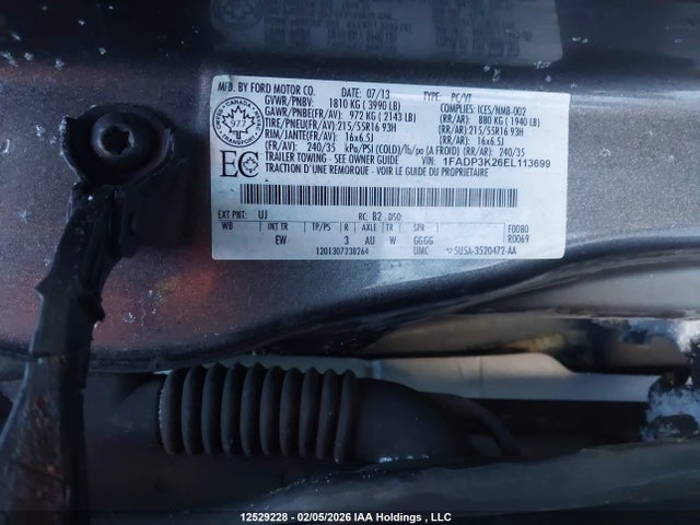 1FADP3K26EL113699 Ford FOCUS SE