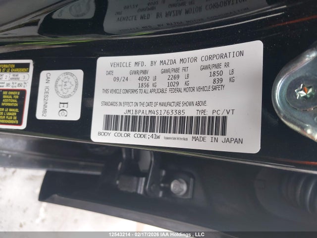 JM1BPALM4S1763385 Mazda 3 Preferred