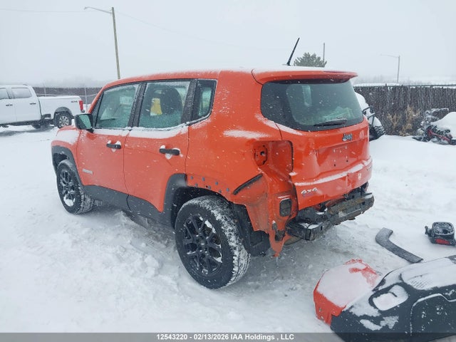 Продаж на аукціоні авто 2016 Jeep Renegade Sport, vin: ZACCJBAW9GPC94513, номер лоту: 12543220