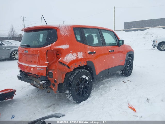 Продаж на аукціоні авто 2016 Jeep Renegade Sport, vin: ZACCJBAW9GPC94513, номер лоту: 12543220