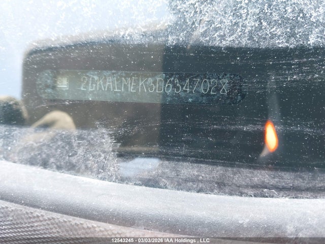 Aukcja sprzedaży 2013 Gmc Terrain Sle, vin: 2GKALMEK3D6347028, numer aukcji: 12543245