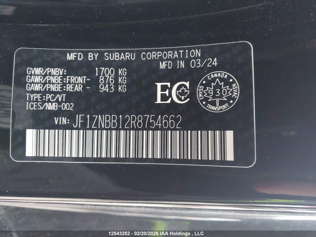 Toyota GR86 2024 JF1ZNBB12R8754662 Image 18