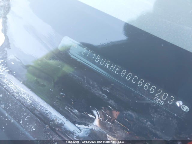 2T1BURHE8GC666203 Toyota Corolla L/le/le Pls/prm/s/s Pls