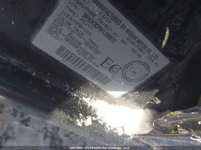 Nissan Micra S/sr/sv 2015 3N1CK3CP0FL203972 Image 18