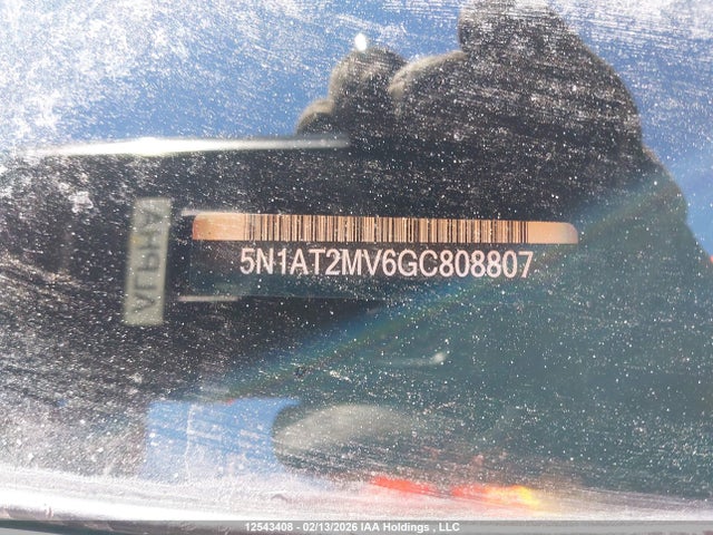 5N1AT2MV6GC808807 Nissan Rogue S/sl Premium/sv