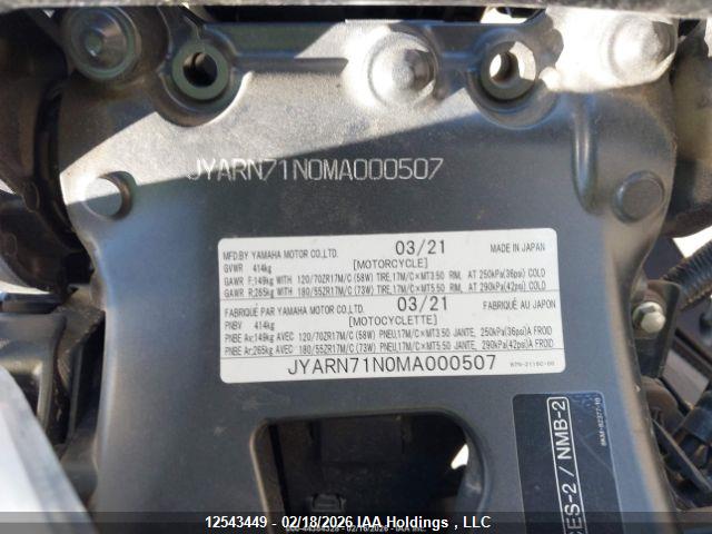 JYARN71N0MA000507 Yamaha MT09
