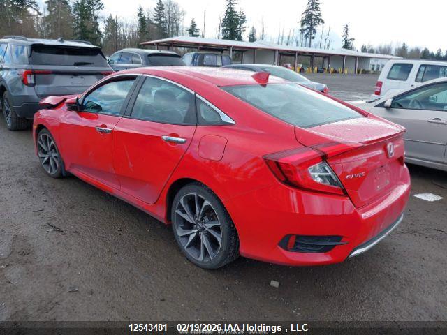 Продажа на аукционе авто 2019 Honda Civic Touring, vin: 2HGFC1F92KH106902, номер лота: 12543481