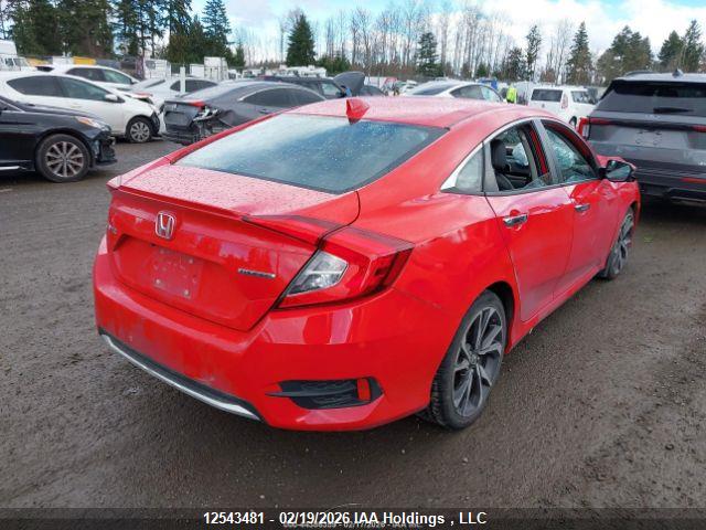 Продажа на аукционе авто 2019 Honda Civic Touring, vin: 2HGFC1F92KH106902, номер лота: 12543481