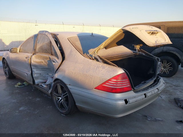 Aukcja sprzedaży 2003 Mercedes-benz S 430 Swb 4matic, vin: WDBNF83J63A374410, numer aukcji: 12543500