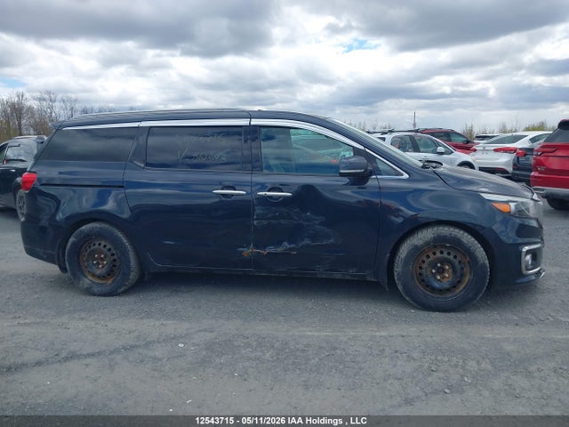2015 Kia Sedona Sxl მანქანა იყიდება აუქციონზე, vin: KNDME5C15F6042643, აუქციონის ნომერი: 12543715
