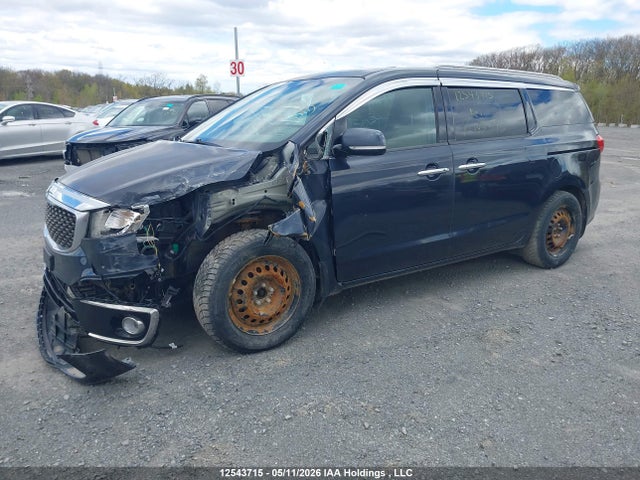 2015 Kia Sedona Sxl მანქანა იყიდება აუქციონზე, vin: KNDME5C15F6042643, აუქციონის ნომერი: 12543715