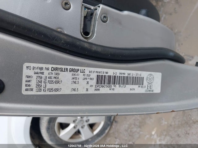 Aukcja sprzedaży 2013 Dodge Journey Cvp/se Plus, vin: 3C4PDCAB4DT542859, numer aukcji: 12543758