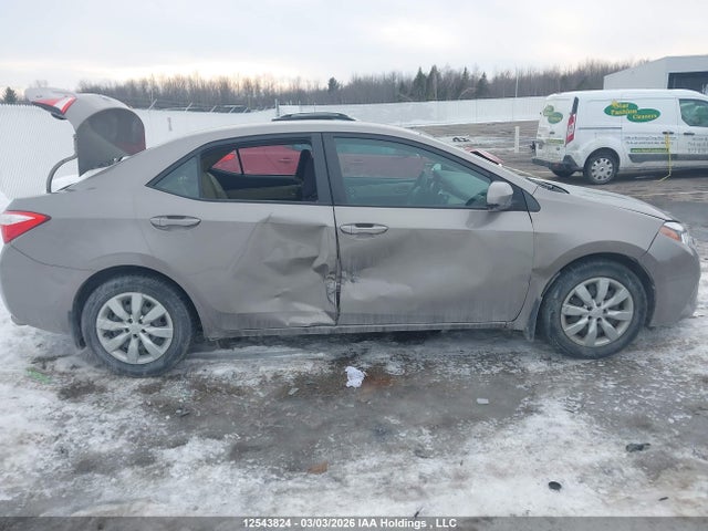 12543824 :رقم المزاد ، 2T1BURHE3FC398207 vin ، 2015 Toyota Corolla Le مزاد بيع