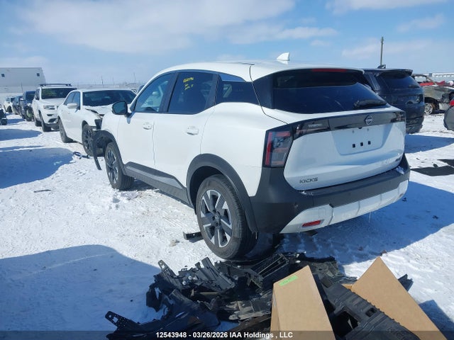 2025 Nissan Kicks Sv მანქანა იყიდება აუქციონზე, vin: 3N8AP6CB2SL415864, აუქციონის ნომერი: 12543948