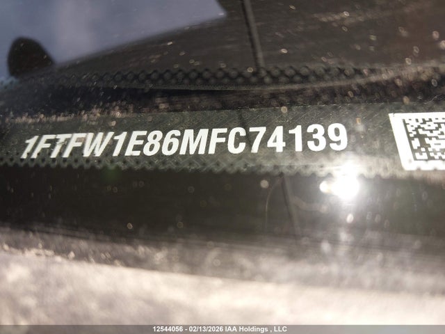 12544056 :رقم المزاد ، 1FTFW1E86MFC74139 vin ، 2021 Ford F-150 Lariat مزاد بيع