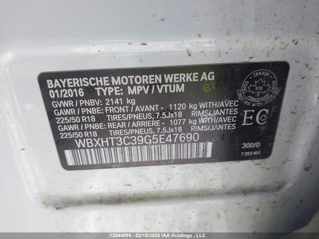 WBXHT3C39G5E47690 BMW X1 Xdrive28i
