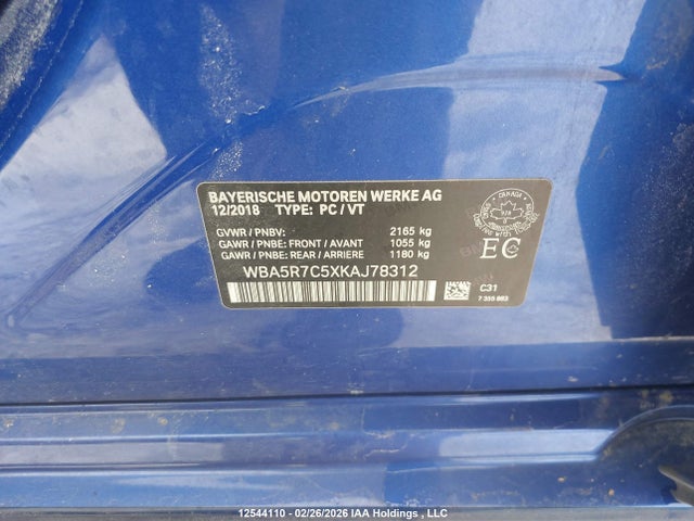 WBA5R7C5XKAJ78312 BMW 330i Xdrive