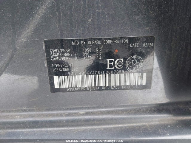 4S3GKAG67L3607959 Subaru Impreza Sport
