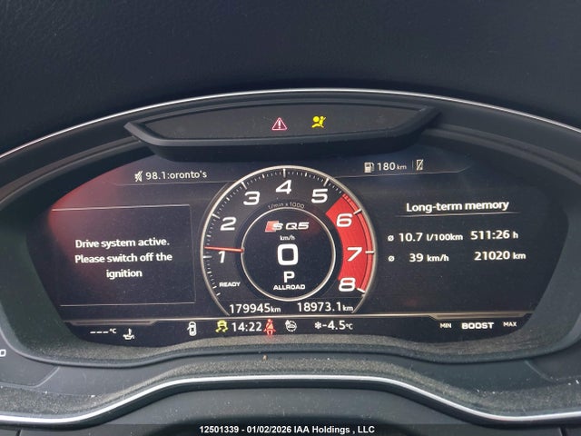 WA1C4AFY4J2167062 Audi Sq5 3.0t Technik