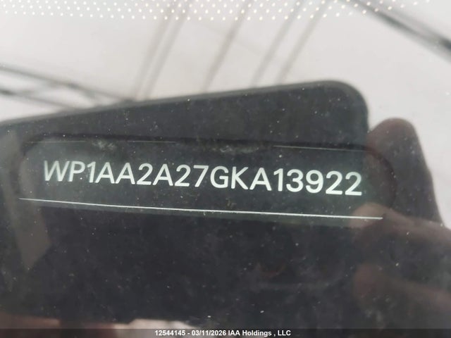 WP1AA2A27GKA13922 Porsche Cayenne
