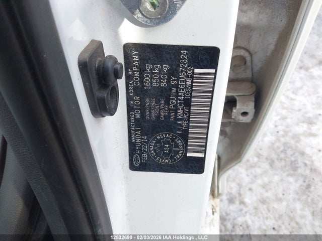 KMHCT4AE6EU672324 Hyundai ACCENT GL