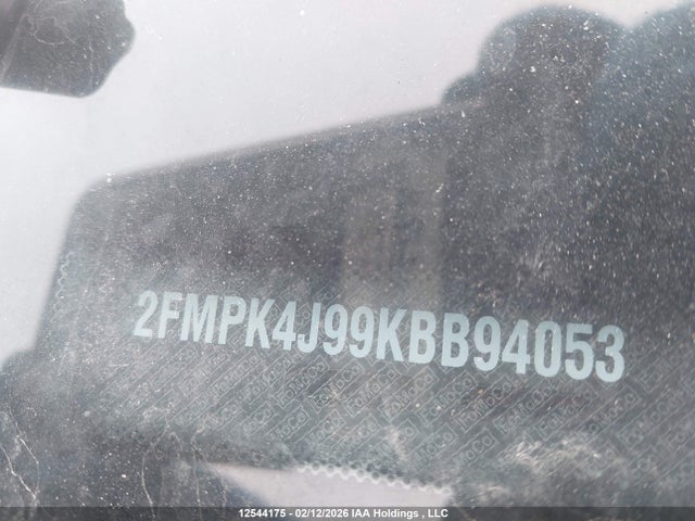 2FMPK4J99KBB94053 Ford EDGE SEL