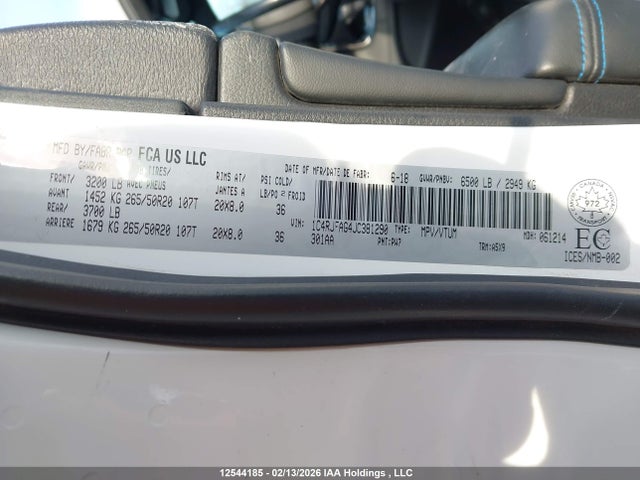 1C4RJFAG4JC381290 Jeep Grand Cherokee Laredo