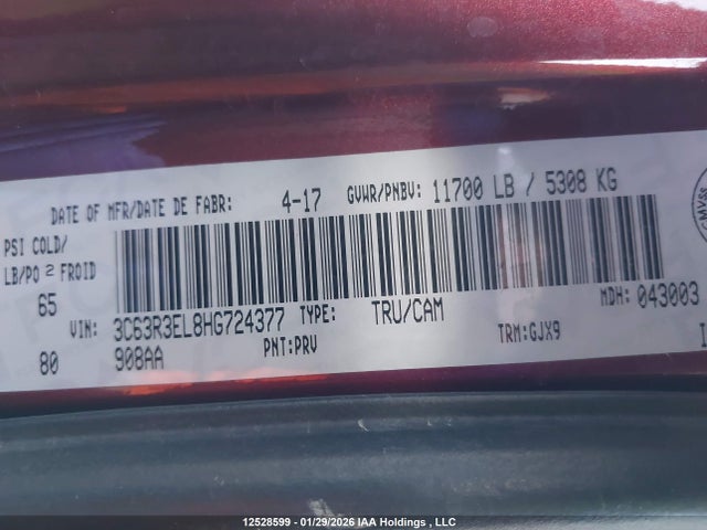3C63R3EL8HG724377 RAM 3500 Laramie