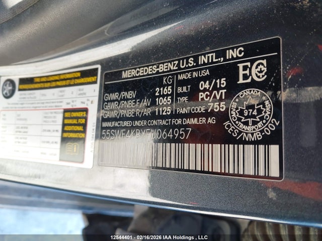 55SWF4KBXFU064957 Mercedes-Benz C 300 4matic